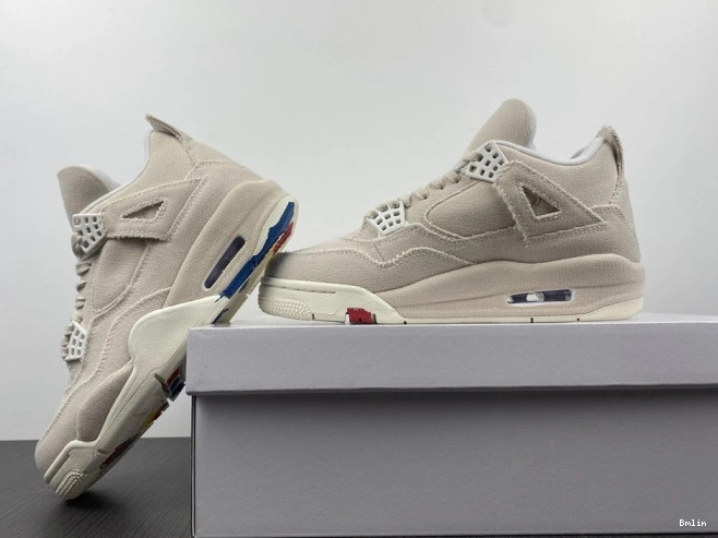 Bmlin Jordan 4 Retro Blank Canvas DQ4909-100 (W) 0718